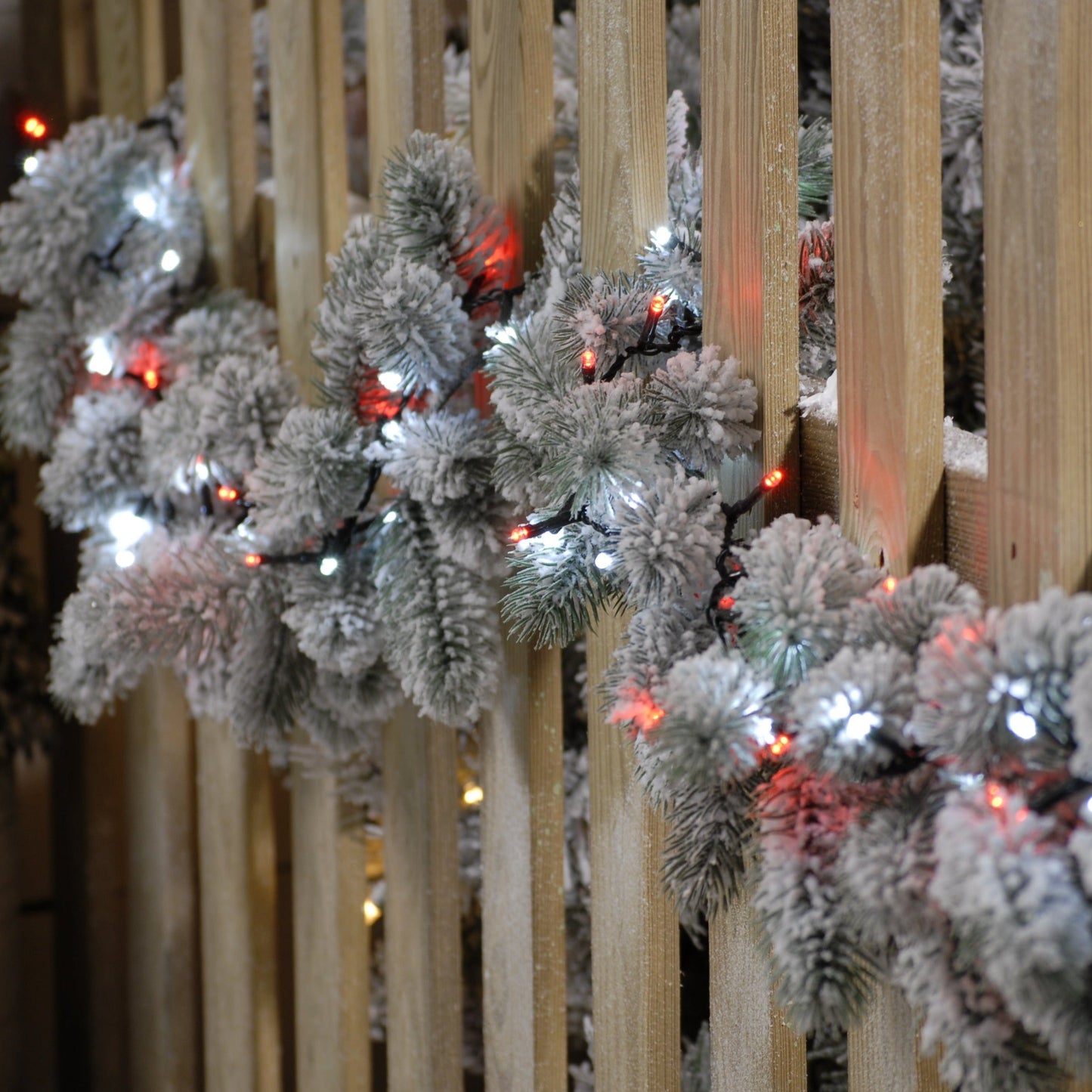 Festive 300 Candy Cane Red & White Firefly Christmas Lights