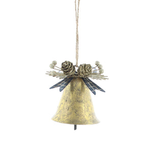 Gold Bell Tree Decoration 8cm