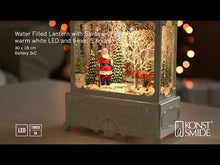 Load and play video in Gallery viewer, Konstsmide Santa and Moose Water Lantern
