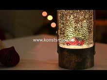 Load and play video in Gallery viewer, Konstsmide Christmas Vintage Truck and Tree Scene Water Lantern
