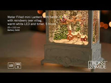 Load and play video in Gallery viewer, Konstsmide White Santa Flying Water Lantern
