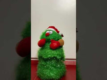 Load and play video in Gallery viewer, Norbert Singing Christmas Tree 28cm
