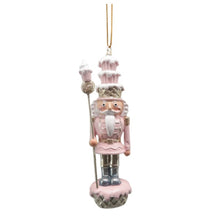Load image into Gallery viewer, Christmas Pink Hanging Cupcake Nutcracker 11cm
