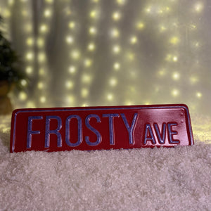 Frosty Ave Sign