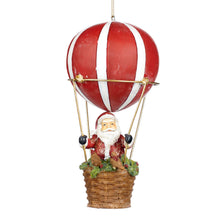 Load image into Gallery viewer, Santa In Hot Air Balloon Christmas Ornament
