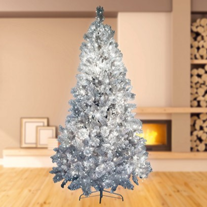 Premier TreeBrights 1000 White LED Christmas String Lights Clear Cable