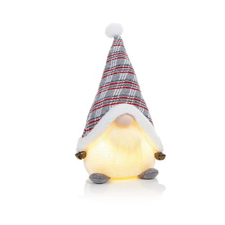 Lit Sitting Christmas Gnome Gonk 35cm