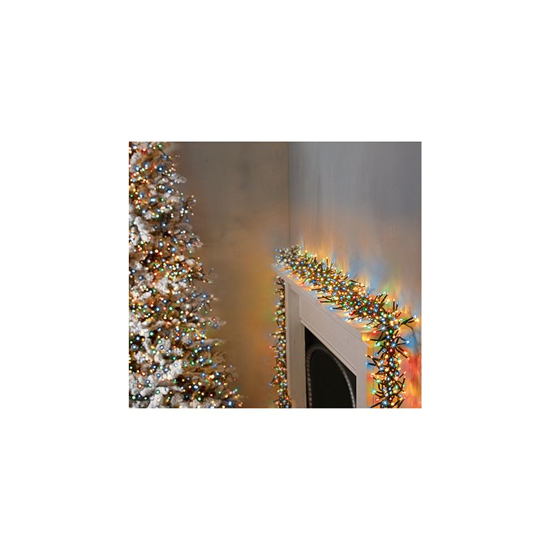 Premier 720 LED Cluster Brights Multi Colour Christmas Lights