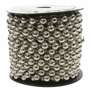 Silver Bead Garland 10m