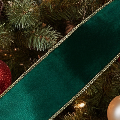 Dark Green Christmas Ribbon  5m