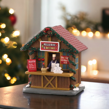 Load image into Gallery viewer, Lemax Mulled Wine And Ciders Christmas Market Stall
