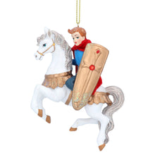 Load image into Gallery viewer, Prince Charming on Horse Hanging Christmas Tree Decoration
