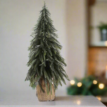 Load image into Gallery viewer, Mini Christmas Tree Real Look Foliage Glitter Finish
