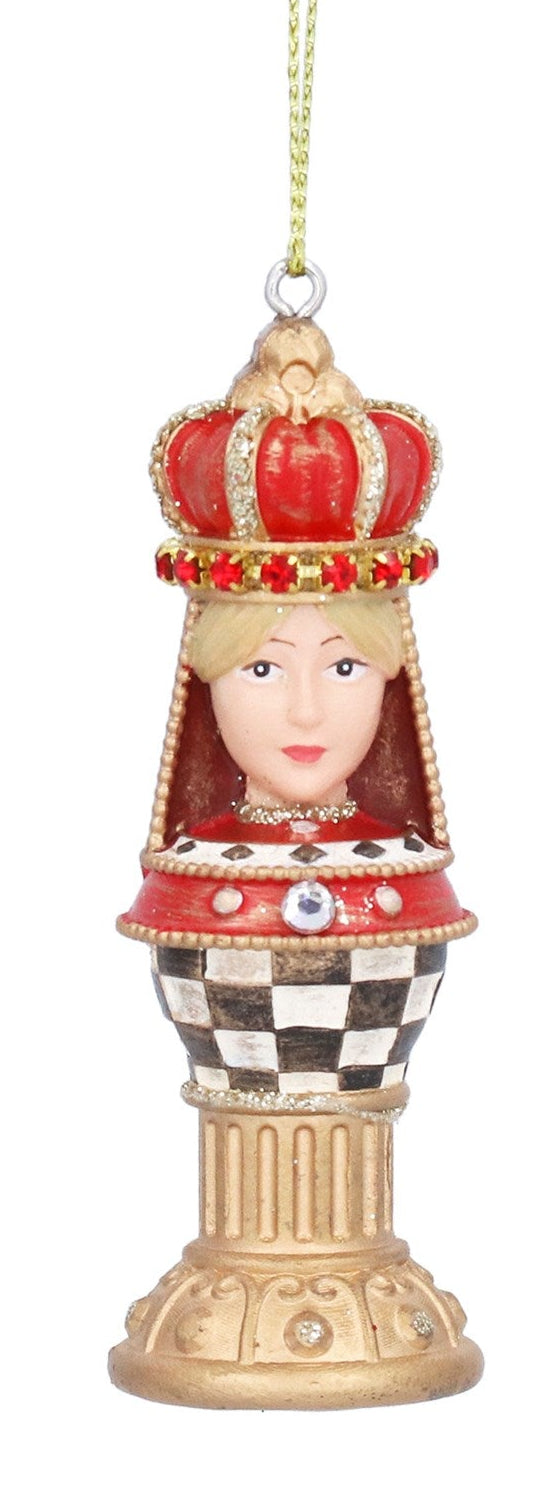 Checker Chess Pieces Christmas Hanging Decoration