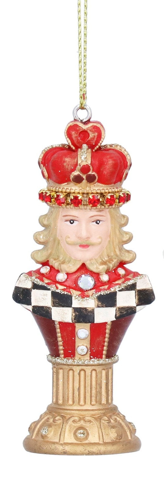 Checker Chess Pieces Christmas Hanging Decoration