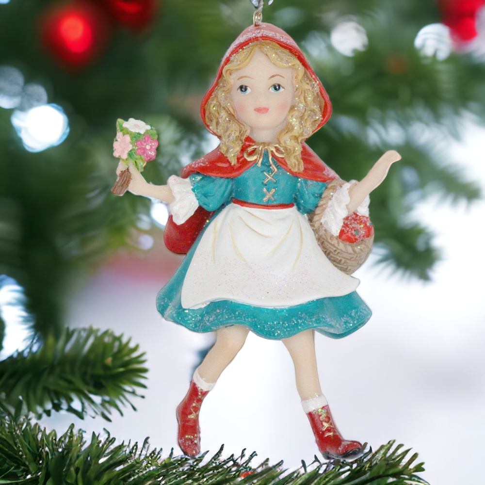 Red Riding Hood Hanging Christmas Tree Decoration