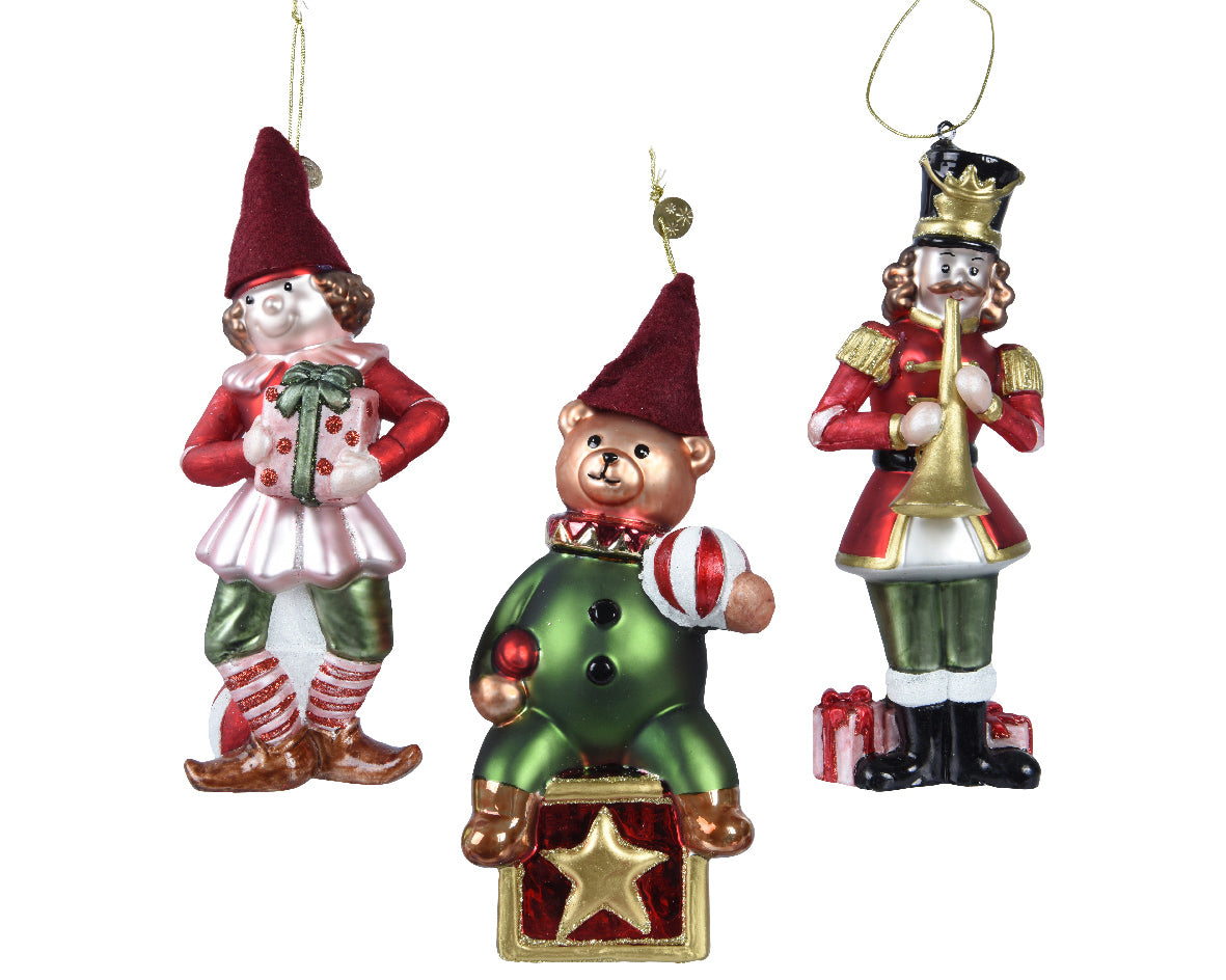 Christmas Glass Hanging Decoration