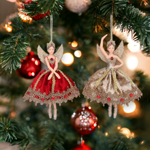Load image into Gallery viewer, Ballet Fairy Hanging Christmas Decoration
