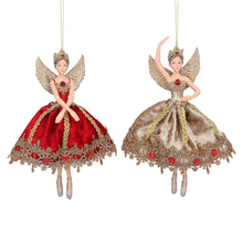 Load image into Gallery viewer, Ballet Fairy Hanging Christmas Decoration

