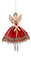 Load image into Gallery viewer, Ballet Fairy Hanging Christmas Decoration
