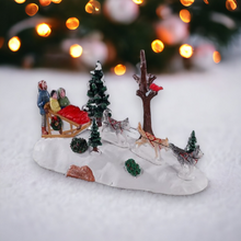 Load image into Gallery viewer, Lemax Dog Sledding Afternoon Christmas Village Figures
