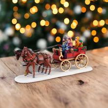 Load image into Gallery viewer, Lemax Christmas Carriage Cheer Christmas Village Decoration
