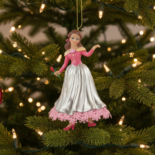 Belle Christmas Hanging Tree Decoration
