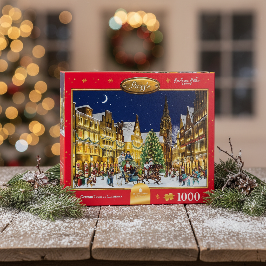 Coppenrath German Town at Christmas 1000 Piece Jigsaw Puzzle