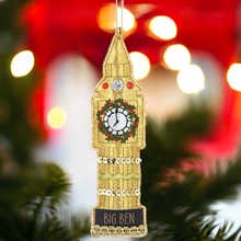 Load image into Gallery viewer, London Big Ben Fabric Hanging Christmas Tree Decoration
