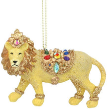 Load image into Gallery viewer, Jewelled Lion Christmas Decoration
