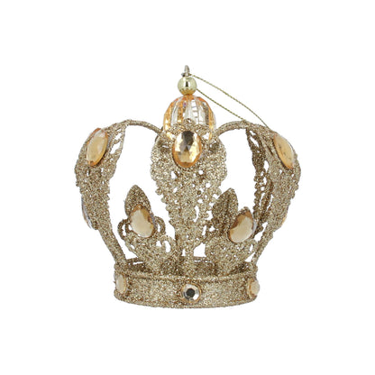 Gold Christmas Jewel Crown Christmas Tree Decoration