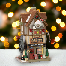 Load image into Gallery viewer, Lemax Coffee Been Grinder Christmas Lit Village Decoration
