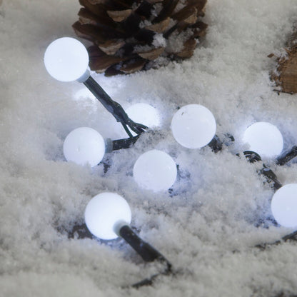 Noma 100 White Berry Christmas Lights