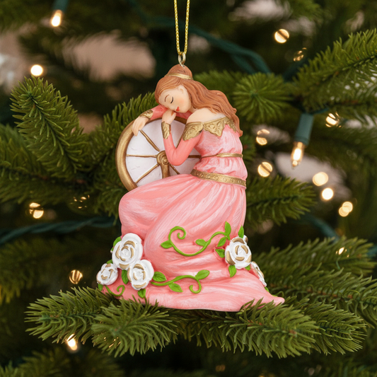 Sleeping Beauty Hanging Christmas Tree Decoration