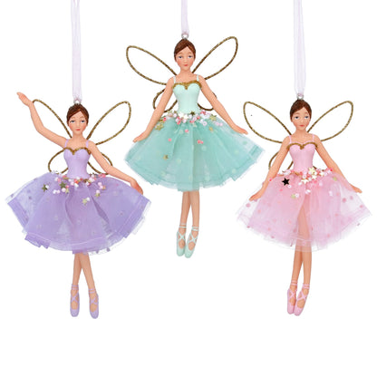 Pastel Fairy Christmas Hanging Decoration