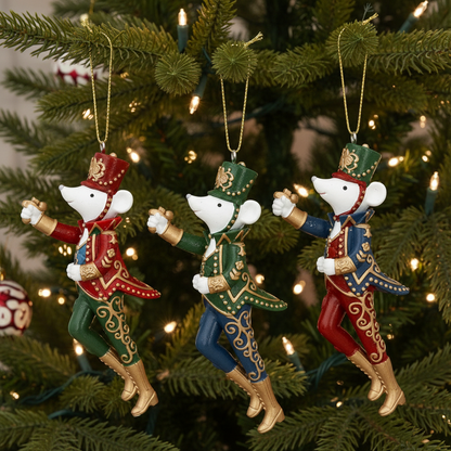Soldier Mouse Hanging Christmas Tree Decorations