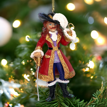 Load image into Gallery viewer, Gisela Graham Captain Hook Hanging Christmas Decoration
