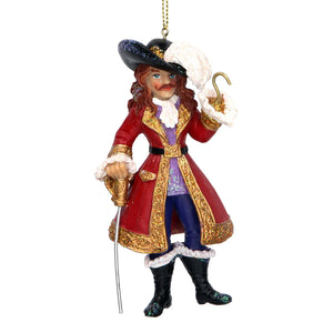 Gisela Graham Captain Hook Hanging Christmas Decoration