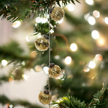 Load image into Gallery viewer, Gold Glass Bauble Garland
