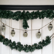 Load image into Gallery viewer, Silver Glass Pinecone Garland
