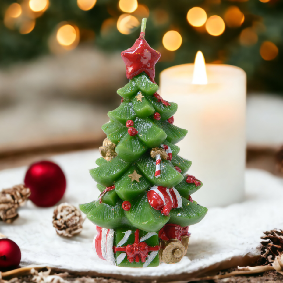 Christmas Tree Wax Candle