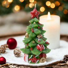 Load image into Gallery viewer, Christmas Tree Wax Candle
