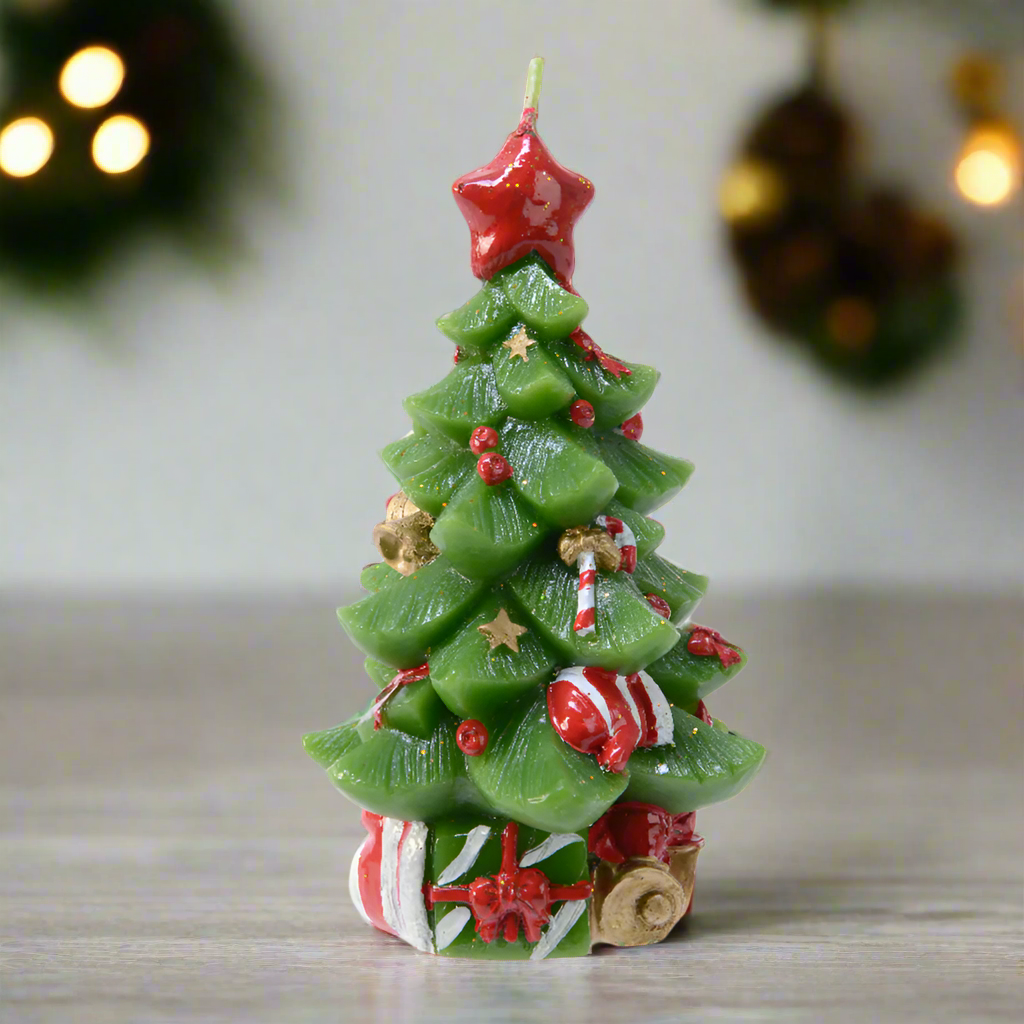 Christmas Tree Wax Candle