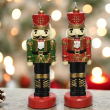 Load image into Gallery viewer, Christmas Nutcracker Real Wax Candle
