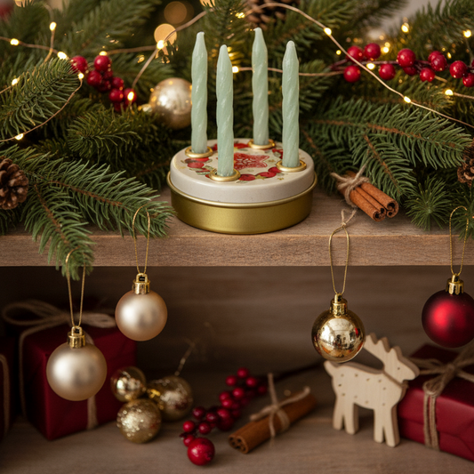 Coppenrath Mini Advent Candle Wreath Tin