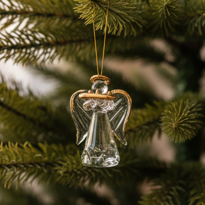 Pastel Coloured Glass Christmas Tree Angels