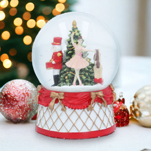 Load image into Gallery viewer, Nutcracker Story Musical Christmas Snow Globe
