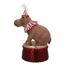 Load image into Gallery viewer, Christmas Circus Hippo Ornament
