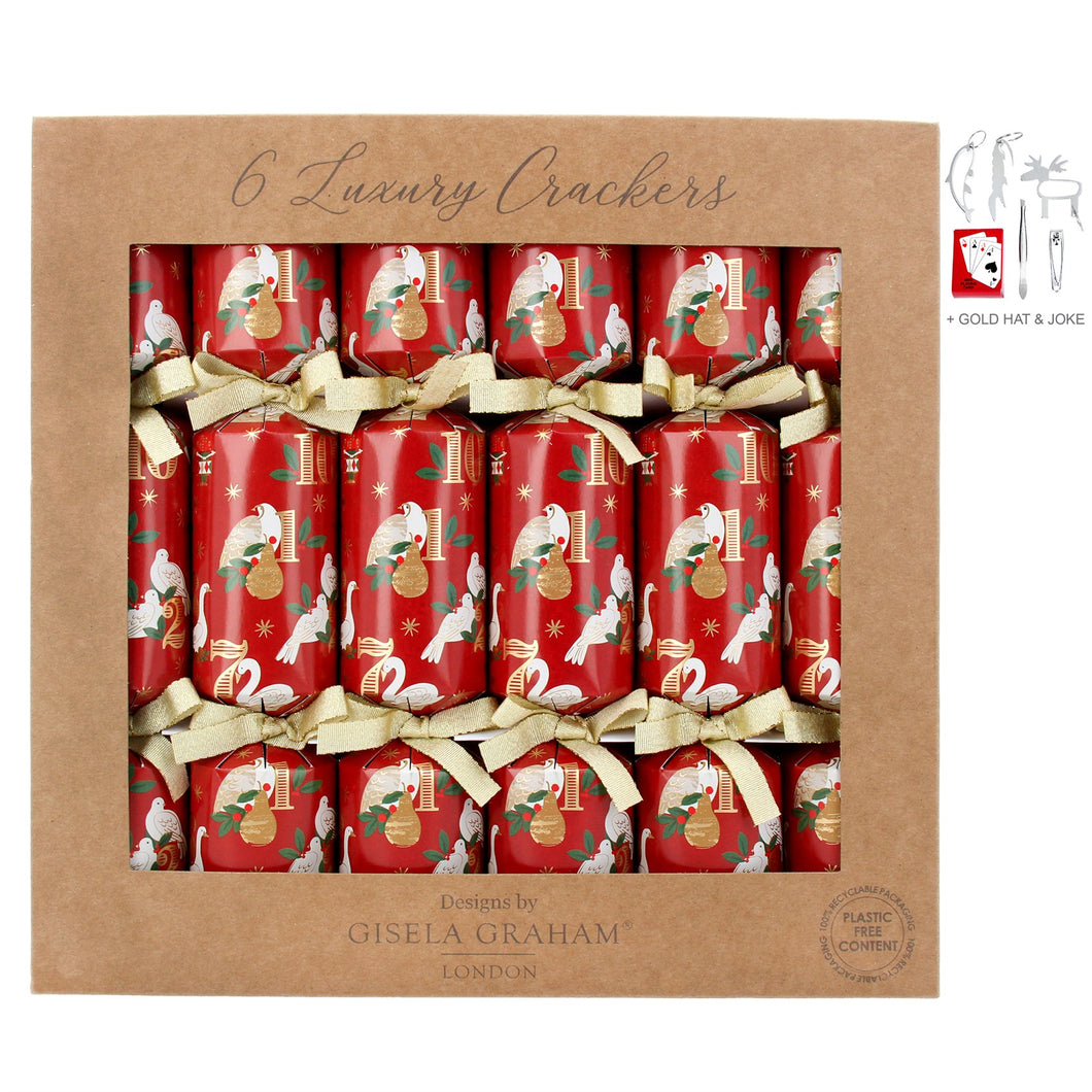 Gisela Graham 12 Days of Christmas Design Christmas Crackers