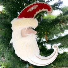 Load image into Gallery viewer, Santa Head Moon Hanging Christmas Decoration 50cm
